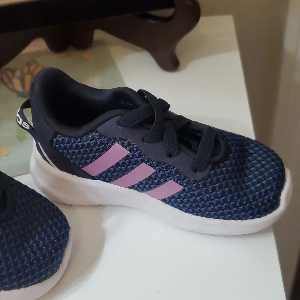 New AdidasRacer Tr 2.0 Toddler No Lace Kids Tennis Shoes Size 5K